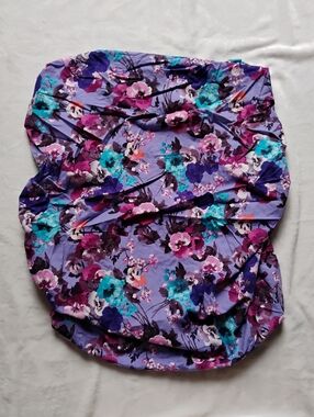 Handmade MINI Crib Sheet | 100% Cotton | Moody Fall Floral Print